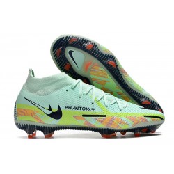 Nike Phantom Gt 2 Elite DF FG Verde Nero Arancio