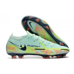 Nike Phantom Generative Texture 2 Elite FG Schiuma Di Menta Blu Nerastro Verde Fantasma