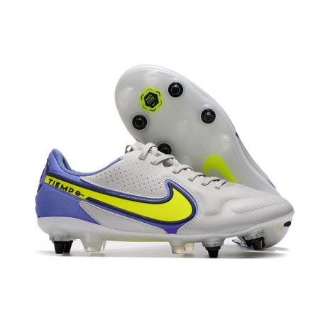 Nike Tiempo Legend IX Elite SG-Pro Grigio Nebbia Volt Zaffiro