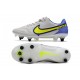 Nike Tiempo Legend IX Elite SG-Pro Grigio Nebbia Volt Zaffiro