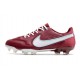 Nike Tiempo Legend IX Elite FG Scarpe Team Rosso Bianco Ibisco Mistico