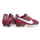 Nike Tiempo Legend IX Elite FG Scarpe Team Rosso Bianco Ibisco Mistico