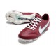 Nike Tiempo Legend IX Elite FG Scarpe Team Rosso Bianco Ibisco Mistico