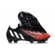 adidas Predator Edge.1 L FG Nuovo Nero Bianco Rosso