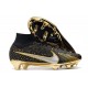 Nike Zoom Mercurial Superfly 9 Elite Fg Nero Metallico Oro