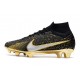 Nike Zoom Mercurial Superfly 9 Elite Fg Nero Metallico Oro