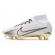 Nike Zoom Mercurial Superfly 9 Elite Fg Bianco Oro Nero