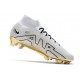 Nike Zoom Mercurial Superfly 9 Elite Fg Bianco Oro Nero