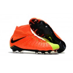 Scarpa Nuove Nike Neymar Hypervenom Phantom III DF FG - Arancio Giallo