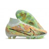 Nike Zoom Mercurial Superfly 9 Elite AG Verde Orzo Blu Nerastro Arancione Total