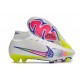 Nike Air Zoom Mercurial Superfly IX Elite Fg Bianco Rosa Volt