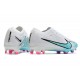 Nike Zoom Mercurial Vapor XV Elite FG Bianco Blu Baltico Rosa Blast Indigo Haze