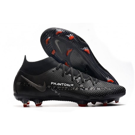 Nike Phantom Gt 2 Elite DF FG Nero Grigio Fumo Scuro Summit Bianco