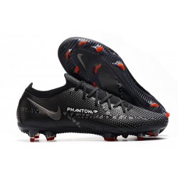 Nike Phantom Generative Texture 2 Elite FG Nero Grigio Fumo Scuro Summit Bianco