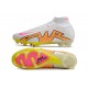 Nike Air Zoom Mercurial Superfly IX Elite Fg Bianco Giallo Rosa