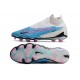 Nike Phantom GX Elite DF FG Blu Baltico Rosa Blast Bianco Laser Blu