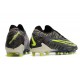 Nike Phantom GX Gripknit Elite FG Nero Summit Bianco Grigio Fumo Scuro