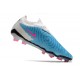 Nike Phantom GX Gripknit Elite FG Blu Baltico Rosa Blast Bianco