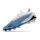 Nike Phantom GX Gripknit Elite FG Blu Baltico Rosa Blast Bianco