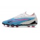 Nike Phantom GX Gripknit Elite FG Blu Baltico Rosa Blast Bianco