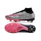 Nike Zoom Mercurial Superfly 9 Elite SG Argento Metallico Rosa Hyper Nero