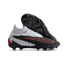 Nike Phantom GX Elite Dynamic Fit FG Nero Grigio Rosso