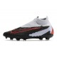 Nike Phantom GX Elite Dynamic Fit FG Nero Grigio Rosso