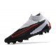 Nike Phantom GX Elite Dynamic Fit FG Nero Grigio Rosso