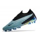 Nike Phantom GX Gripknit Elite FG Blu Nero