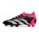 adidas Predator Accuracy.1 FG Scarpa Nero Core Bianco Rosa Shock Team