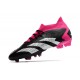 adidas Predator Accuracy.1 FG Scarpa Nero Core Bianco Rosa Shock Team