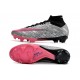 Nike Air Zoom Mercurial Superfly IX Elite Fg Rosa Argento Nero