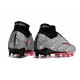 Nike Air Zoom Mercurial Superfly IX Elite Fg Rosa Argento Nero