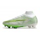 Nike Air Zoom Mercurial Superfly IX Elite Fg Bianco Verde