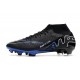 Nike Zoom Mercurial Superfly 9 Elite Fg Nero Cromo Hyper Royal
