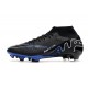 Nike Zoom Mercurial Superfly 9 Elite Fg Nero Cromo Hyper Royal