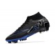 Nike Zoom Mercurial Superfly 9 Elite Fg Nero Cromo Hyper Royal