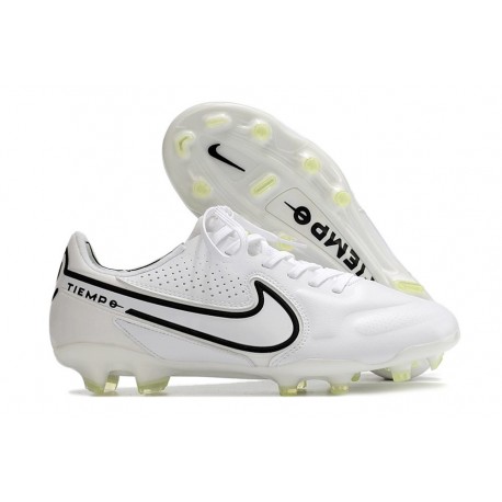 Nike Tiempo Legend IX Elite FG Scarpe Bianco Nero