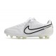 Nike Tiempo Legend IX Elite FG Scarpe Bianco Nero