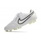 Nike Tiempo Legend IX Elite FG Scarpe Bianco Nero