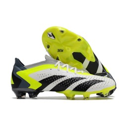 adidas Predator Accuracy.1 Low FG Bianco Nero Core Limone Lucido