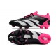 adidas Predator Accuracy.1 Low FG Nero Core Bianco Rosa Shock Team