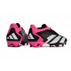 adidas Predator Accuracy.1 Low FG Nero Core Bianco Rosa Shock Team