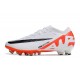 Nike Zoom Mercurial Vapor 15 Elite AG-Pro Bianco Cremisi Vivace Nero