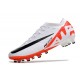 Nike Zoom Mercurial Vapor 15 Elite AG-Pro Bianco Cremisi Vivace Nero