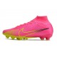 Nike Zoom Mercurial Superfly 9 Elite AG Rosa Giallo