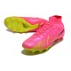 Nike Zoom Mercurial Superfly 9 Elite AG Rosa Giallo