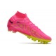 Nike Zoom Mercurial Superfly 9 Elite AG Rosa Giallo