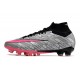 Nike Zoom Mercurial Superfly 9 Elite AG Rosa Argento Nero