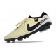 Nike Tiempo Legend 10 Elite FG Beige Nero